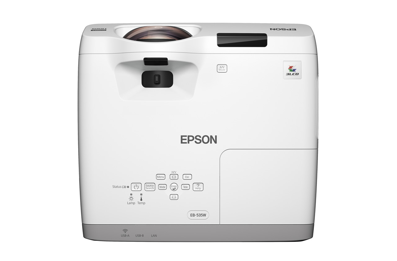 Projektorius Epson EB-535W WXGA 1280x800, baltas