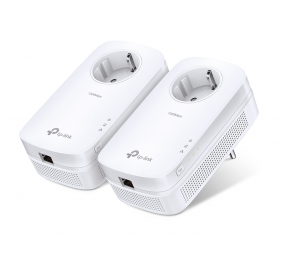 TP-LINK | AV1300 Gigabit Passthrough Powerline Starter Kit | TL-PA8010P KIT | 1300 Mbit/s | Ethernet LAN (RJ-45) ports 1 | No Wi-Fi | Extra socket