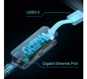 TP-LINK | UE300 USB 3.0 to Gigabit Ethernet Network Adapter | 1 10/100/1000 Mbit/s