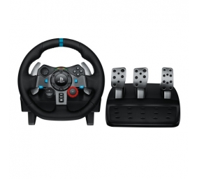 Logitech G29 Driving Force Žaidimų vairas ir pedalai, for PC, PS5, PS4, Juoda