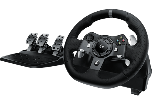 Logitech G920 Driving Force Žaidimų vairas ir pedalai, skirta Xbox Series X|S /Xbox One/PC, Juoda