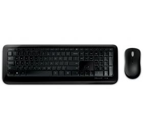 Microsoft | Black | Keyboard and mouse 850 with AES | PY9-00015 | Keyboard and Mouse Set | Wireless | Mouse included | Batteries included | US | Black | USB | EN | Numeric keypad | Wireless connection