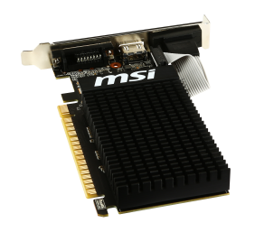 MSI | GT 710 2GD3H LP | NVIDIA | 2 GB | GeForce GT 710 | DDR3 | DVI-D ports quantity 1 | HDMI ports quantity 1 | PCI Express 2.0 x16 (uses x8) | Memory clock speed 1600 MHz | Processor frequency 954 MHz | VGA (D-Sub) ports quantity 1