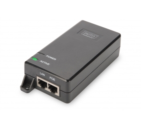 Digitus | Gigabit Ethernet PoE+ Injector | DN-95103-2 | 10/100/1000 Mbit/s | Ethernet LAN (RJ-45) ports 1xRJ-45 10/100/1000 Mbps Gigabit, 1xRJ-45 10/100/1000 Mbps PoE Output