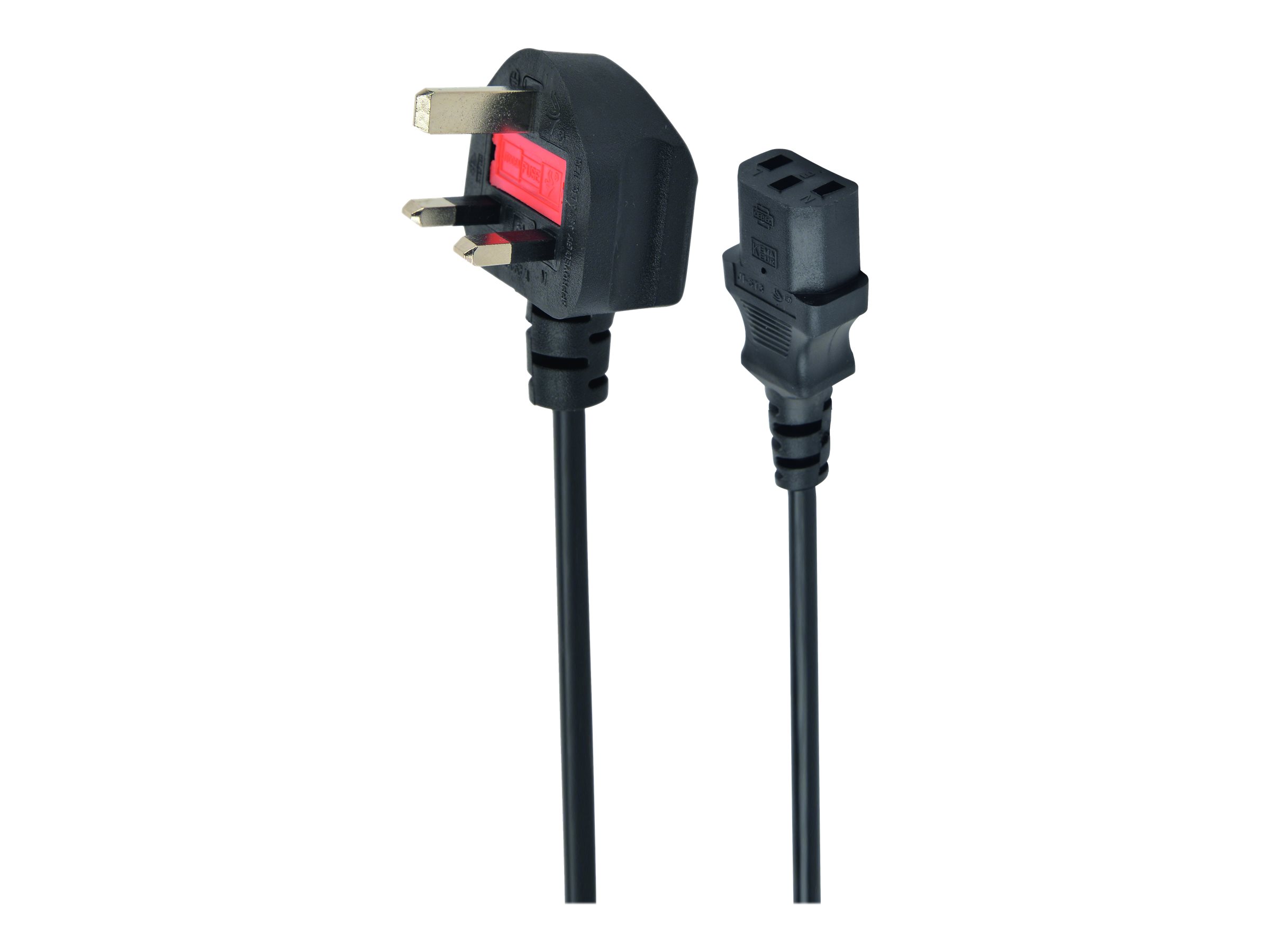 Gembird PC-187 UK power cord (C13), 5 A, 6 ft