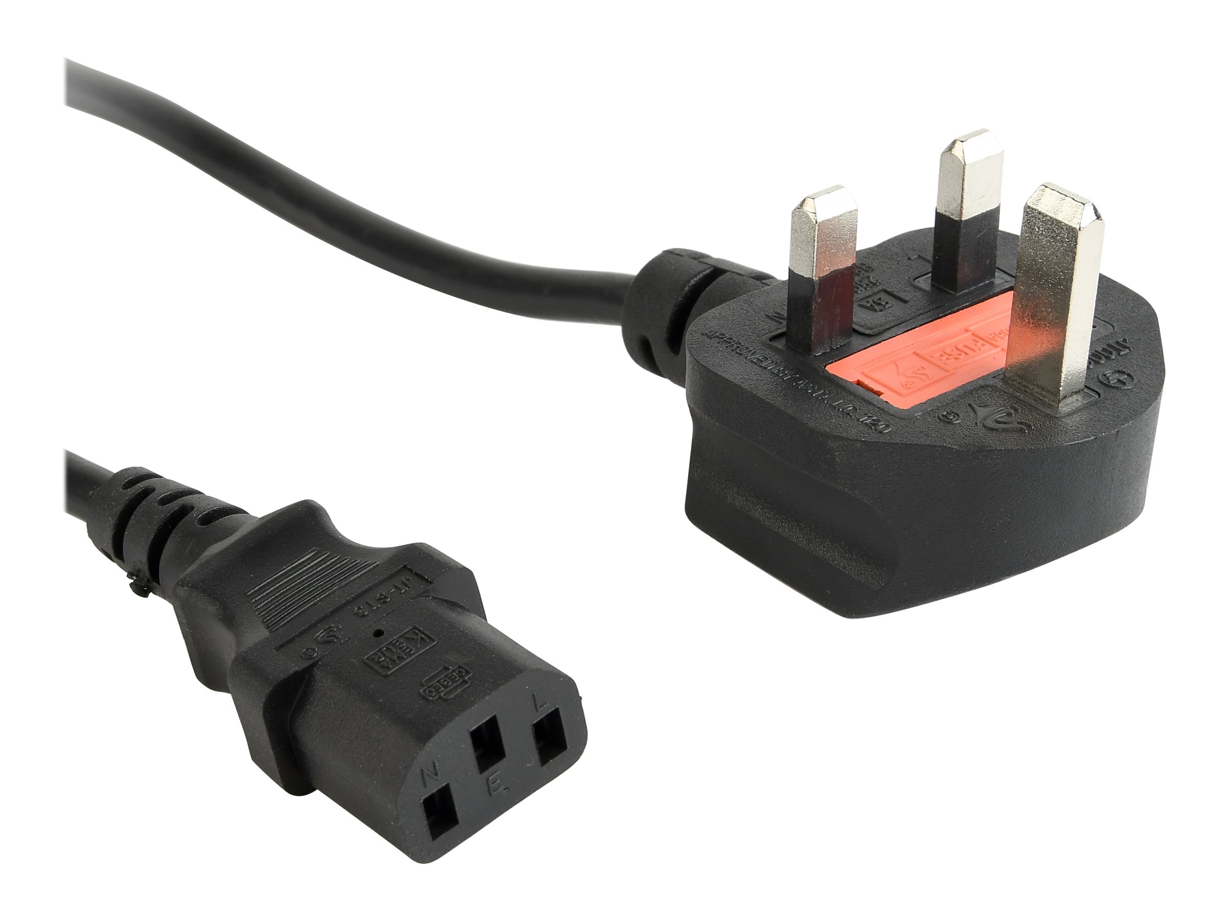 Gembird PC-187 UK power cord (C13), 5 A, 6 ft