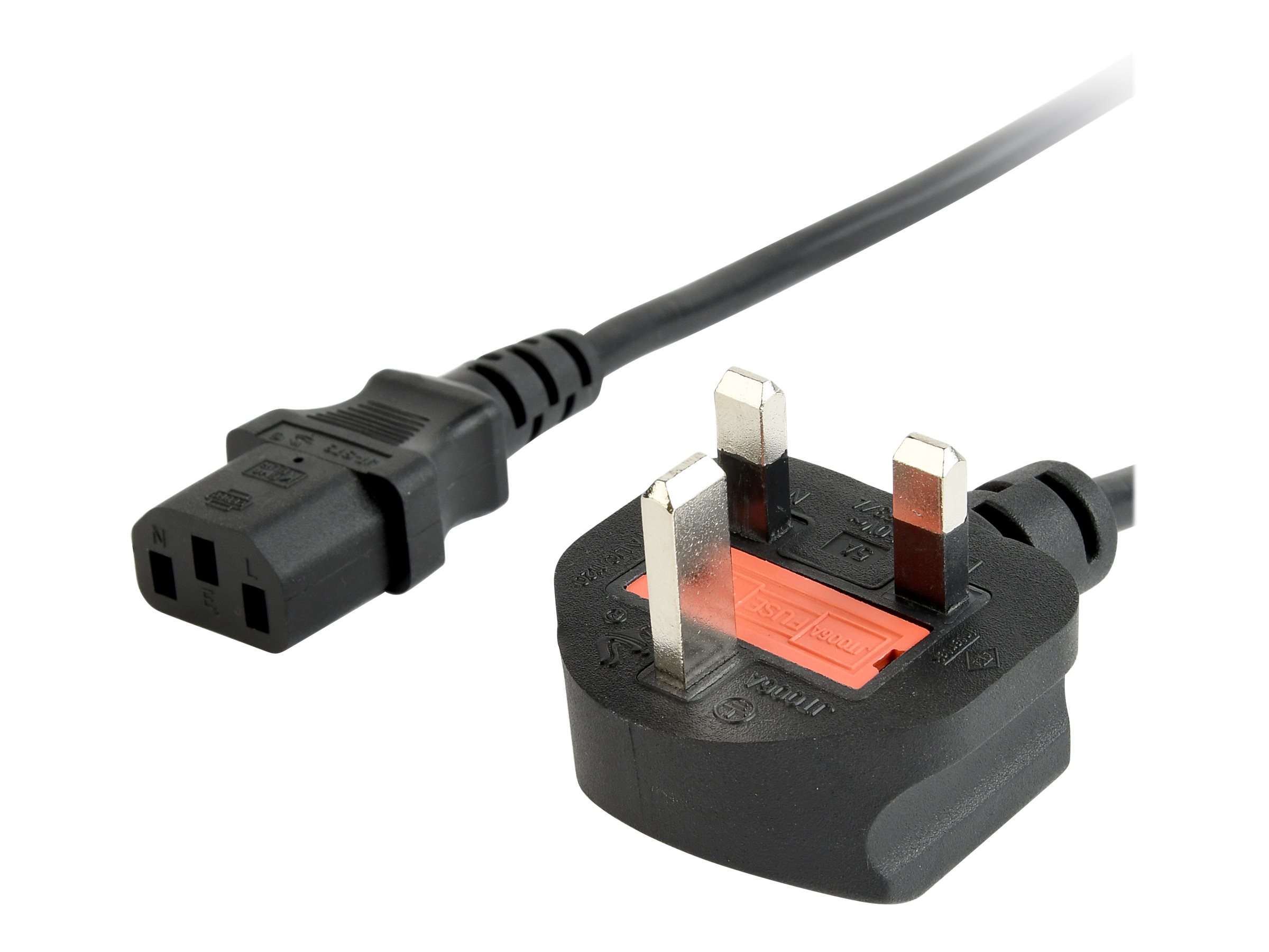 Gembird PC-187 UK power cord (C13), 5 A, 6 ft
