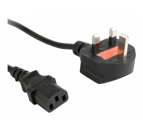 Gembird PC-187 UK power cord (C13), 5 A, 6 ft