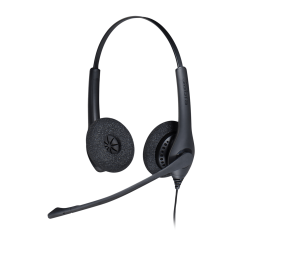 Jabra BIZ 1500 Duo QD Laidinės ausinės, Juoda