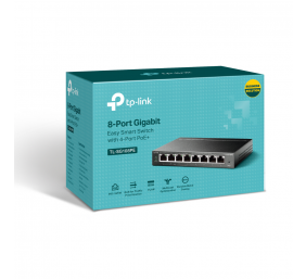 TP-LINK | Smart Switch | TL-SG108PE | Web Managed | Desktop | 1 Gbps (RJ-45) ports quantity 4 | PoE ports quantity | PoE+ ports quantity 4 | Power supply type External | 36 month(s)