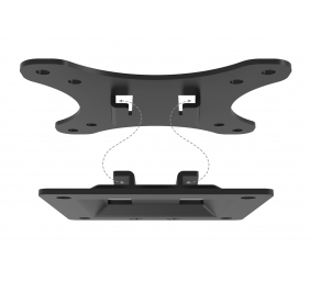 Digitus | Wall mount | DA-90303-1 | Fixed | Maximum weight (capacity) 18 kg | Black