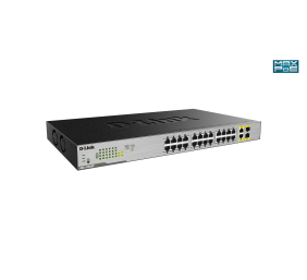 D-Link | Switch | DGS-1026MP | Unmanaged | Rack mountable | Gigabit Ethernet (copper) ports quantity 24 | SFP ports quantity 2 | PoE/Poe+ ports quantity 24 | Power supply type Single | 24 month(s)