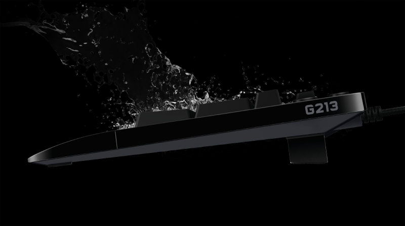 Logitech G213 PRODIGY Laidinė žaidimų klaviatūra, RGB Apšvietimas, USB, US Int, Juoda