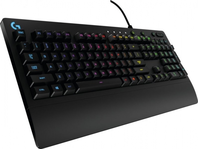Logitech G213 PRODIGY Laidinė žaidimų klaviatūra, RGB Apšvietimas, USB, US Int, Juoda