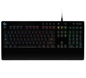 Logitech G213 PRODIGY Laidinė žaidimų klaviatūra, RGB Apšvietimas, USB, US Int, Juoda