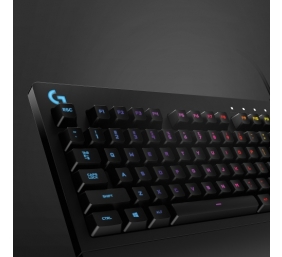 Logitech G213 PRODIGY Laidinė žaidimų klaviatūra, RGB Apšvietimas, USB, US Int, Juoda