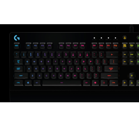 Logitech G213 PRODIGY Laidinė žaidimų klaviatūra, RGB Apšvietimas, USB, US Int, Juoda