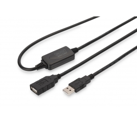 Digitus | Active USB 2.0 Repeater/Extension Cable | DA-73100-1 | USB 2.0 USB A (Male) | USB A (Female)