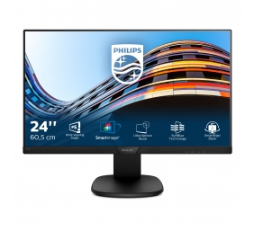 Philips | Frameless Monitor | 243S7EYMB/00 | 23.8 " | IPS | FHD | 16:9 | Warranty 36 month(s) | (Grey to Grey) 4 ms | 250 cd/m² | Black