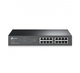 TP-LINK | Switch | TL-SG1016PE | Web Managed | Desktop/Rackmountable | 1 Gbps (RJ-45) ports quantity 16 | PoE ports quantity | PoE+ ports quantity 8 | Power supply type | 36 month(s)