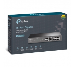 TP-LINK | Switch | TL-SG1016PE | Web Managed | Desktop/Rackmountable | Gigabit Ethernet (copper) ports quantity 16 | PoE+ ports quantity 8