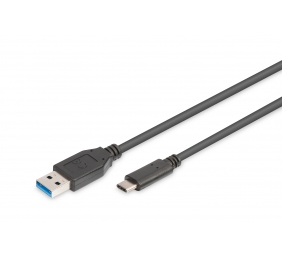 Digitus Connection Cable | AK-300136-010-S | USB-C to USB-A