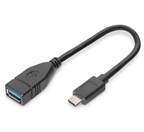 Digitus Adapter cable | AK-300315-001-S | USB-C to USB-A