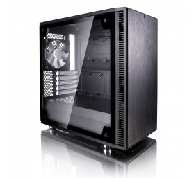 Fractal Design | Define Mini C TG | FD-CA-DEF-MINI-C-BK-TG | Side window | Left side panel - Tempered Glass | Black | Micro ATX | Power supply included No | ATX