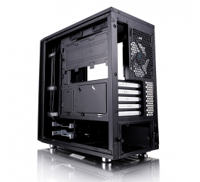 Fractal Design | Define Mini C TG | FD-CA-DEF-MINI-C-BK-TG | Side window | Left side panel - Tempered Glass | Black | Micro ATX | Power supply included No | ATX