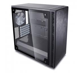 Fractal Design | Define Mini C TG | FD-CA-DEF-MINI-C-BK-TG | Side window | Left side panel - Tempered Glass | Black | Micro ATX | Power supply included No | ATX