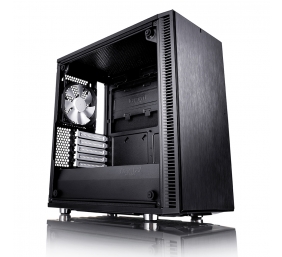 Fractal Design | Define Mini C TG | FD-CA-DEF-MINI-C-BK-TG | Side window | Left side panel - Tempered Glass | Black | Micro ATX | Power supply included No | ATX