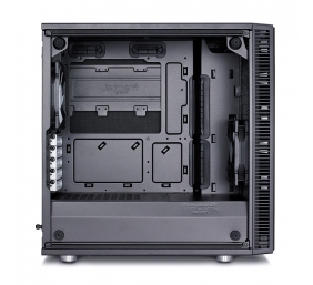 Fractal Design | Define Mini C TG | FD-CA-DEF-MINI-C-BK-TG | Side window | Left side panel - Tempered Glass | Black | Micro ATX | Power supply included No | ATX