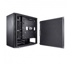 Fractal Design | Define Mini C TG | FD-CA-DEF-MINI-C-BK-TG | Side window | Left side panel - Tempered Glass | Black | Micro ATX | Power supply included No | ATX
