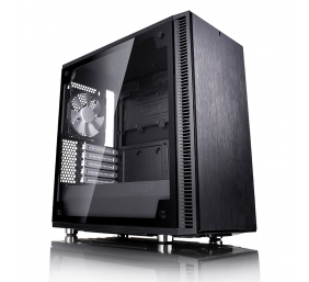 Fractal Design | Define Mini C TG | FD-CA-DEF-MINI-C-BK-TG | Side window | Left side panel - Tempered Glass | Black | Micro ATX | Power supply included No | ATX