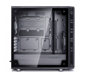 Fractal Design | Define Mini C TG | FD-CA-DEF-MINI-C-BK-TG | Side window | Left side panel - Tempered Glass | Black | Micro ATX | Power supply included No | ATX