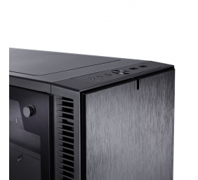 Fractal Design | Define Mini C TG | FD-CA-DEF-MINI-C-BK-TG | Side window | Left side panel - Tempered Glass | Black | Micro ATX | Power supply included No | ATX