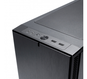 Fractal Design | Define Mini C TG | FD-CA-DEF-MINI-C-BK-TG | Side window | Left side panel - Tempered Glass | Black | Micro ATX | Power supply included No | ATX