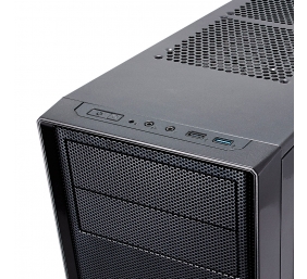 Fractal Design | Focus G | FD-CA-FOCUS-GY-W | Side window | Left side panel - Tempered Glass | Gray | ATX | Power supply included No | ATX