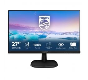 Philips 273V7QDSB/00 27 " IPS FHD 16:9 5 ms 250 cd/m² Black HDMI ports quantity 1 60 Hz