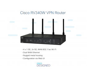 CISCO RV340W Wireless-AC Dual WAN Router