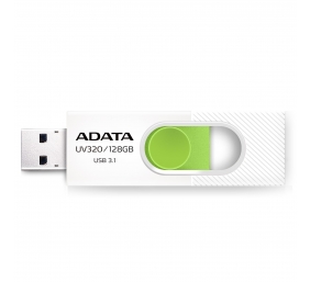 ADATA | USB Flash Drive | UV320 | 128 GB | USB 3.2 Gen1 | White/Green
