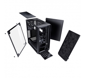 Fractal Design | Meshify C | FD-CA-MESH-C-BKO | Side window | Black | ATX | Power supply included No | ATX