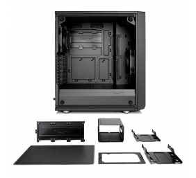 Fractal Design | Meshify C | FD-CA-MESH-C-BKO | Side window | Black | ATX | Power supply included No | ATX
