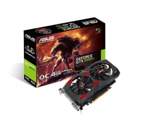 Asus Cerberus NVIDIA 4 GB GeForce GTX 1050 Ti GDDR5 PCI Express 3.0 Processor frequency 1366 MHz DVI-D ports quantity 1 HDMI ports quantity 1 Memory clock speed 7008 MHz