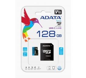 ADATA | microSDXC/SDHC UHS-I Memory Card | Premier | 128 GB | microSDHC/SDXC | Flash memory class 10