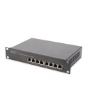 Digitus | 8-port Gigabit Ethernet Switch | DN-80114 | Unmanaged | Rackmountable | 10/100 Mbps (RJ-45) ports quantity | 1 Gbps (RJ-45) ports quantity | SFP+ ports quantity | Power supply type Internal