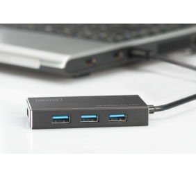 Digitus | USB 3.0 Hub, 4-port Incl. 5V/2A power supply | DA-70240-1 | USB 3.0 Hub
