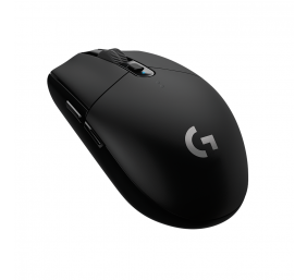 Logitech G305 Lightspeed Belaidė žaidimų pelė, RF Wireless + Bluetooth, 12000 DPI, Juoda