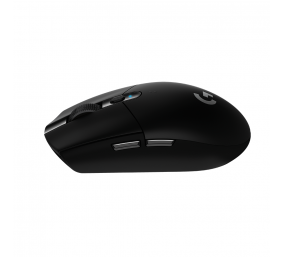 Logitech G305 Lightspeed Belaidė žaidimų pelė, RF Wireless + Bluetooth, 12000 DPI, Juoda