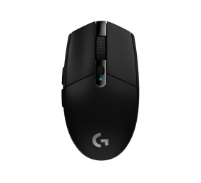 Logitech G305 Lightspeed Belaidė žaidimų pelė, RF Wireless + Bluetooth, 12000 DPI, Juoda